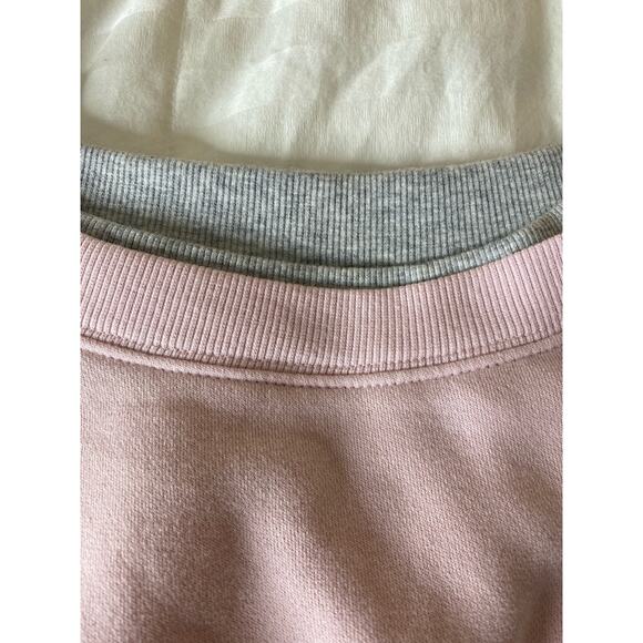 Champion Pink Crew Neck Crop Sweatshirt - Picture 10 of 10